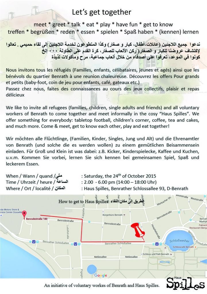 Flyer Lets get together A5